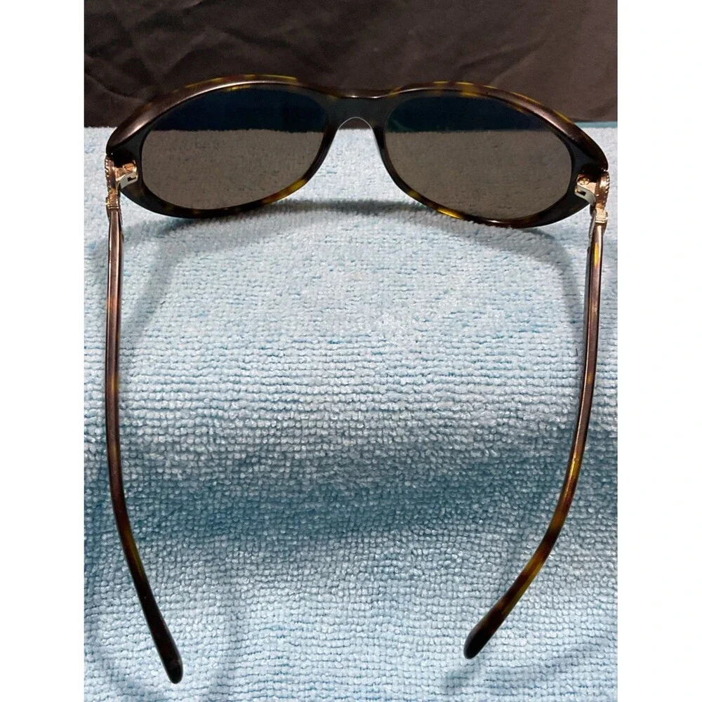 Chanel Womens Bouton Collection Sunglasses Tortoise Shell Frames Pink CC Button
